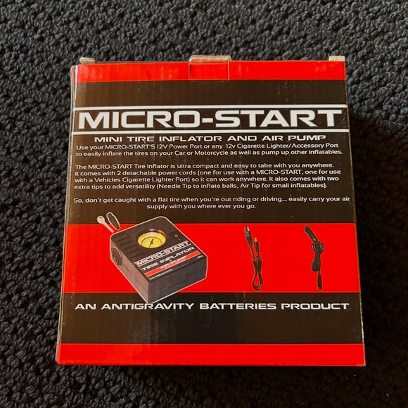 Micro-Start Mini Tire 🛞 Inflator - Picture 2 of 2
